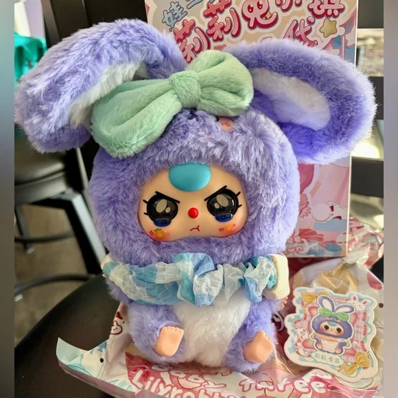 Baby Three Lily Rabbit V2- Confirmed Purple Rabbit - Picture 1 of 1